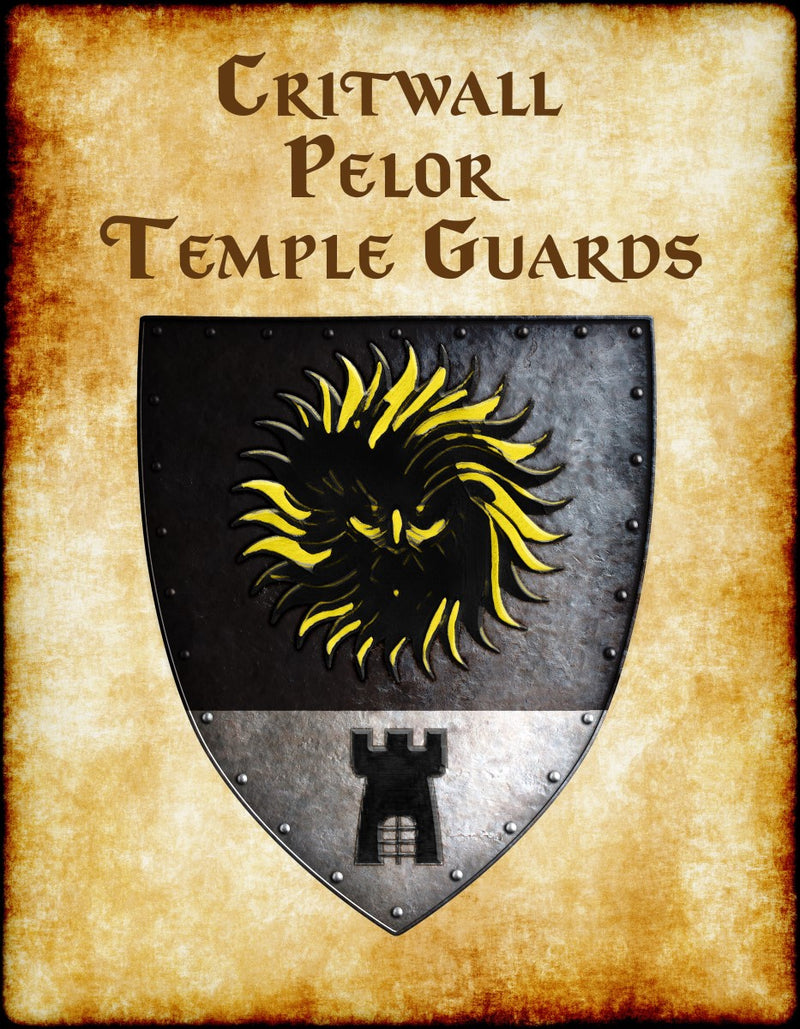 Critwall - Pelor Temple Guards Heraldry of Greyhawk Anna Meyer Cartography Canvas Art Print