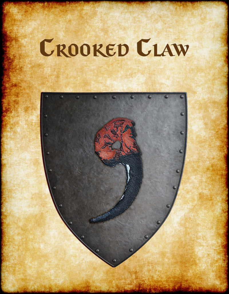 Crooked Claw Heraldry of Greyhawk Anna Meyer Cartography Canvas Art Print