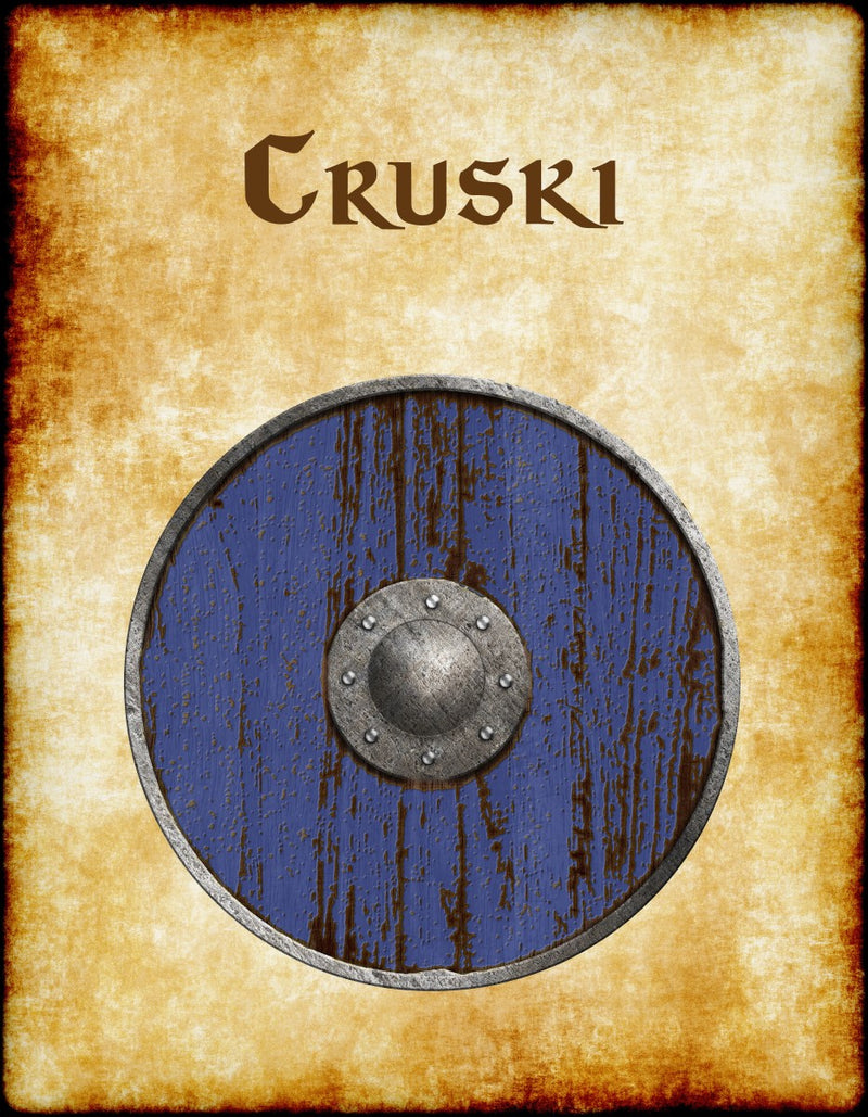 Cruski Heraldry of Greyhawk Anna Meyer Cartography Canvas Art Print