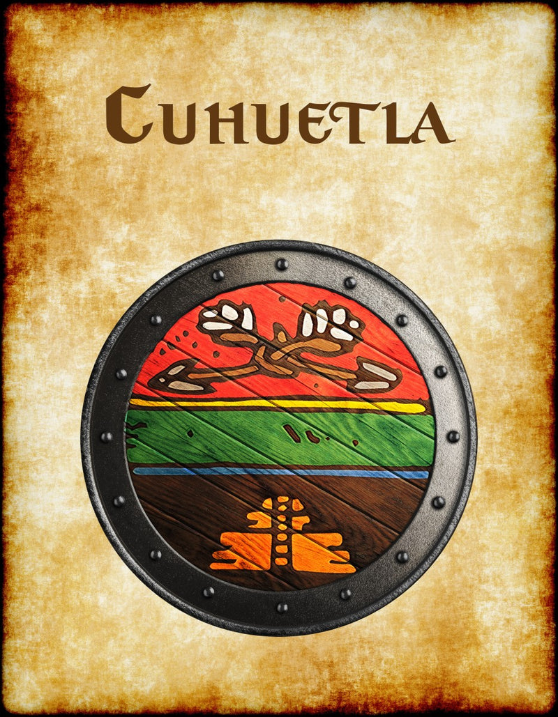 Cuhuetla Heraldry of Greyhawk Anna Meyer Cartography Canvas Art Print