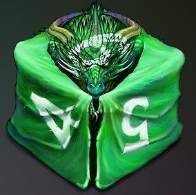 Cixthys the Green D6 Dragon Dice Vinyl Sticker