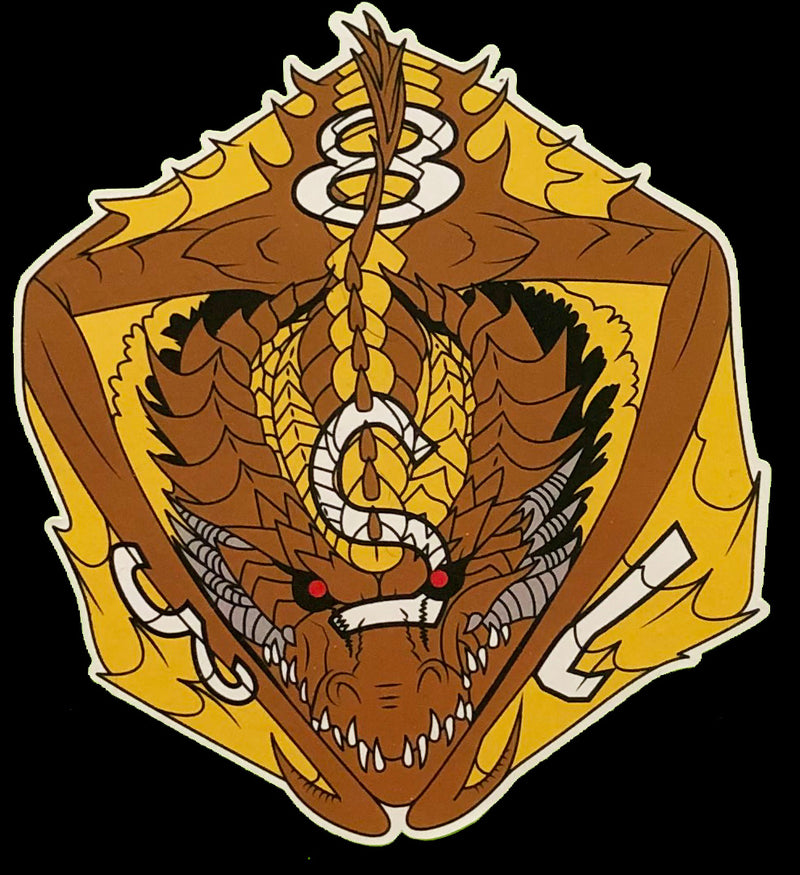 Charxsul the Traitor D8 Dragon Dice Vinyl Sticker