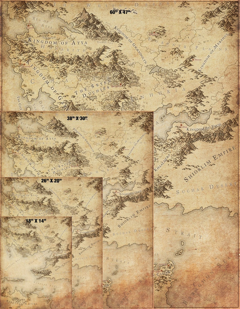 Western Char an Tyra Fantasy Map