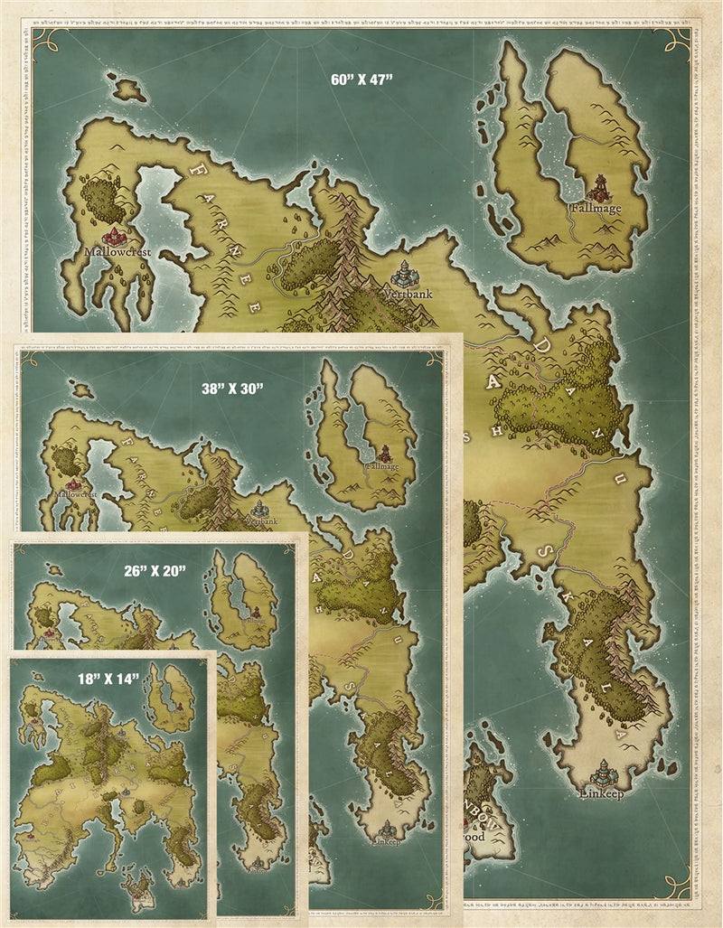 Dinfera Fantasy Map