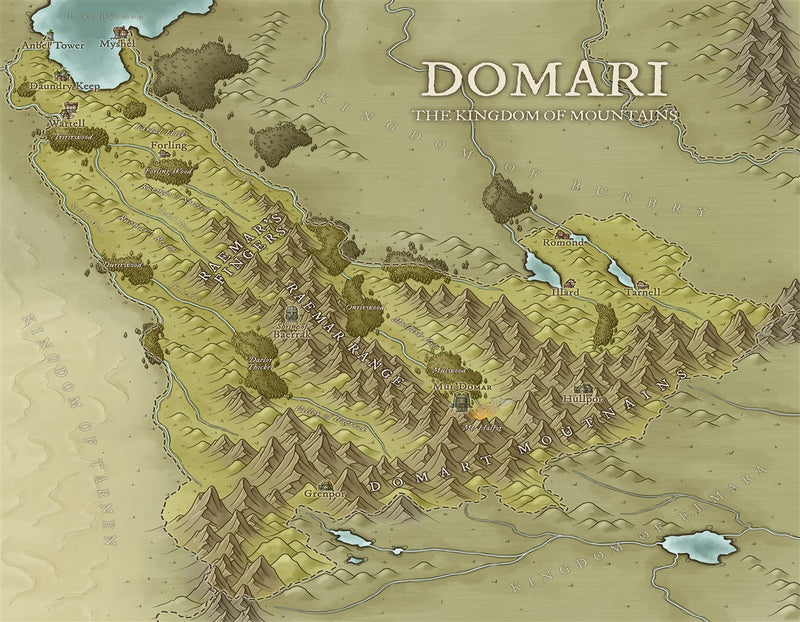 Domari Fantasy Map