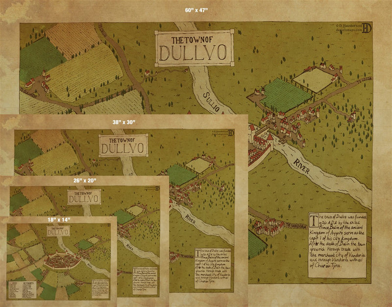 Dullvo Fantasy Map