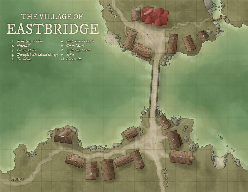 Eastbridge Fantasy Map