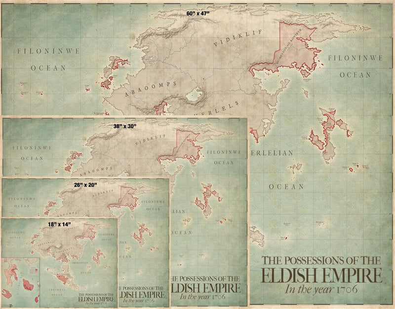 Elda Fantasy Map