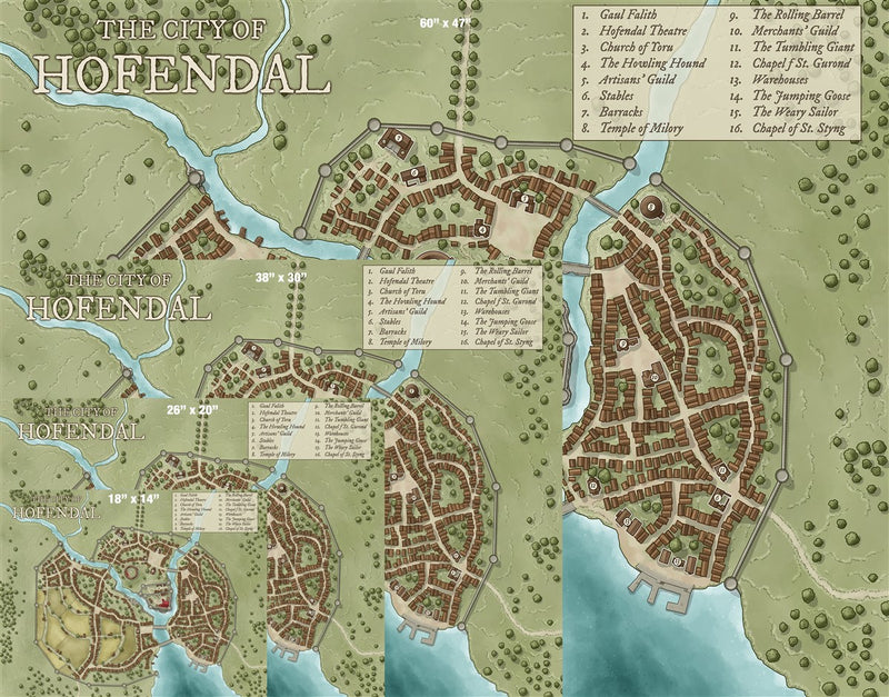 Hofendal Fantasy Map