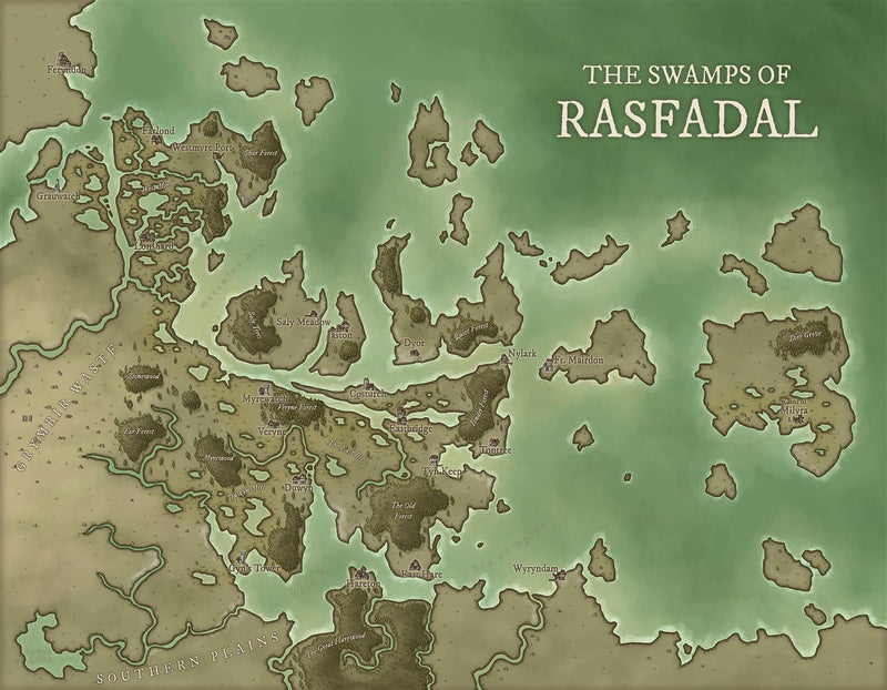 Rasfadal Fantasy Map
