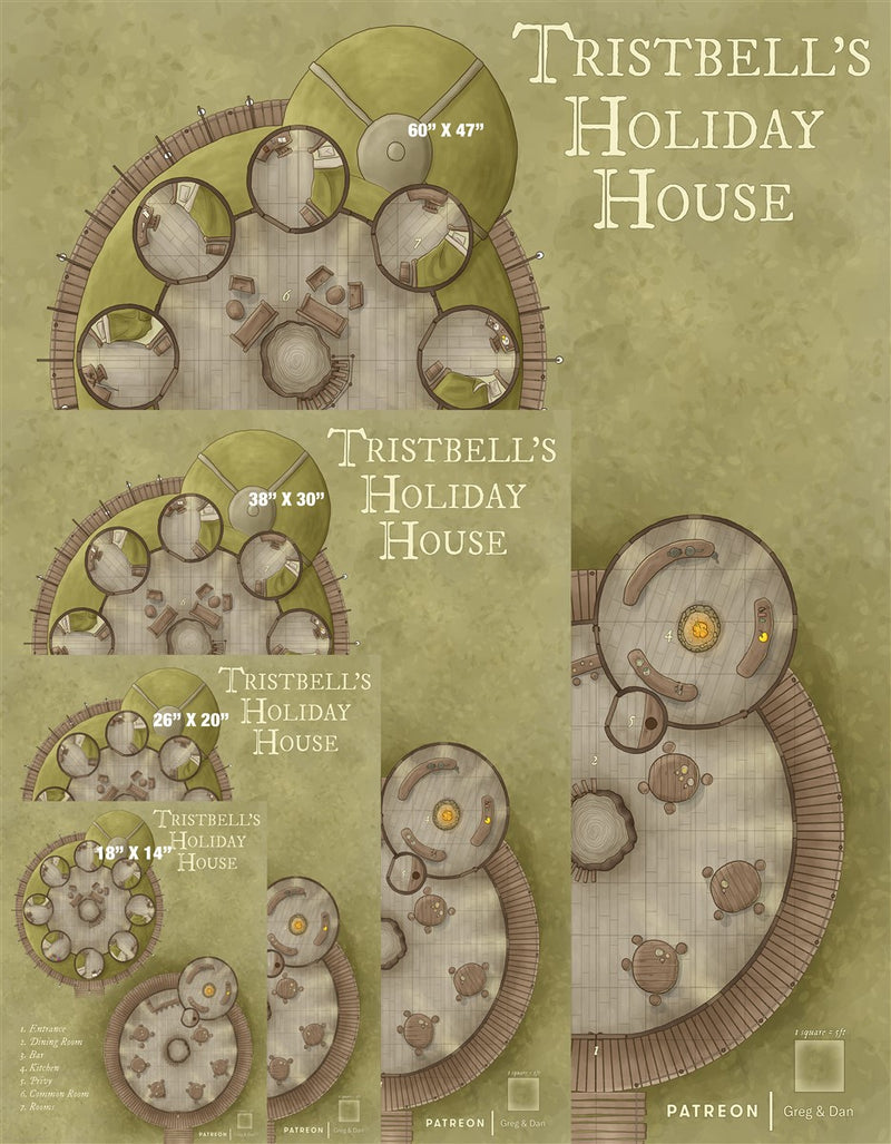 Tristbell's Holiday House Fantasy Map