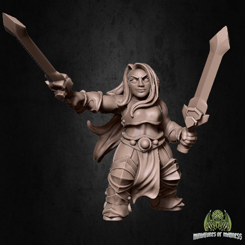 Dain Harlakul 3D Printed Miniature Legends of Calindria Primed