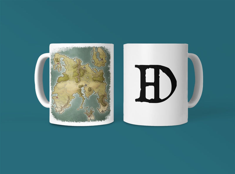 Dinfera Map Coffee Mug 11oz/15oz