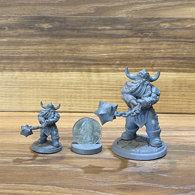 Doli The Smasher 3D Printed Miniature Legends of Calindria Primed
