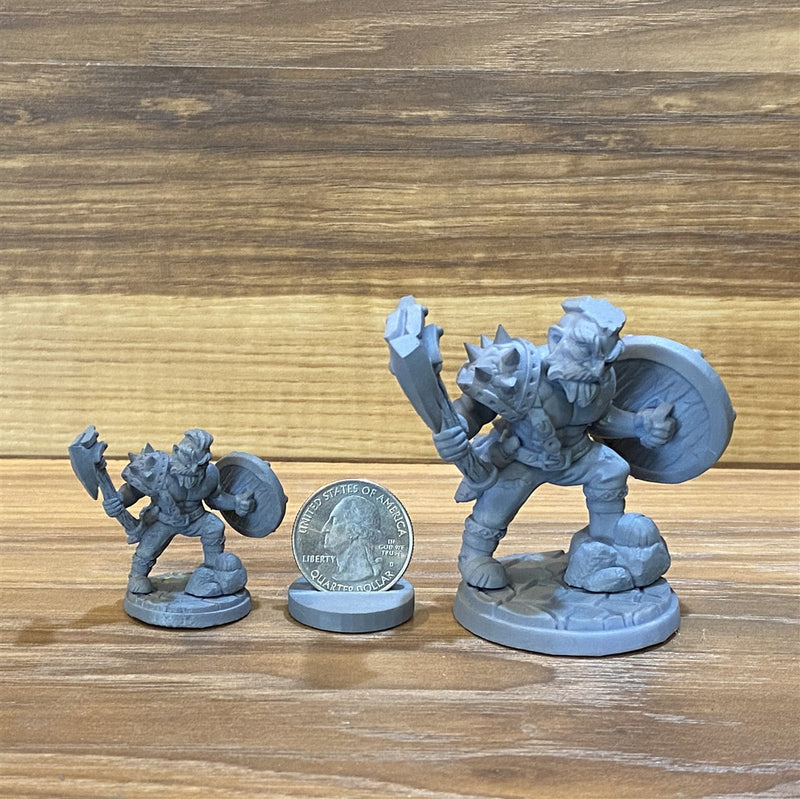 Doran Grimlook 3D Printed Miniature Legends of Calindria Primed