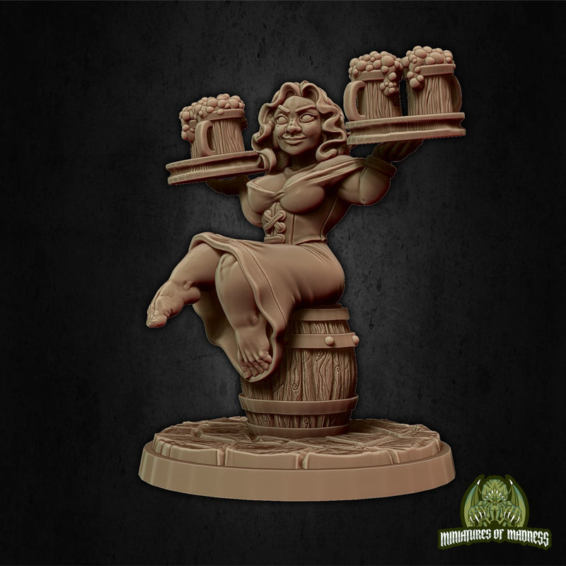 Dorella Breakheart 3D Printed Miniature Legends of Calindria Primed