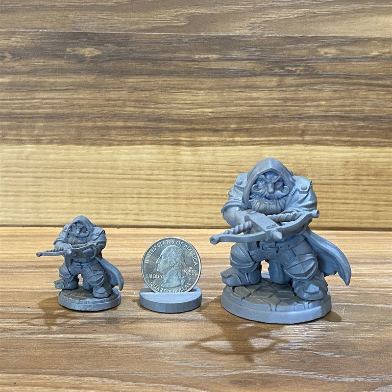 Dorn Zagdek 3D Printed Miniature Legends of Calindria Primed