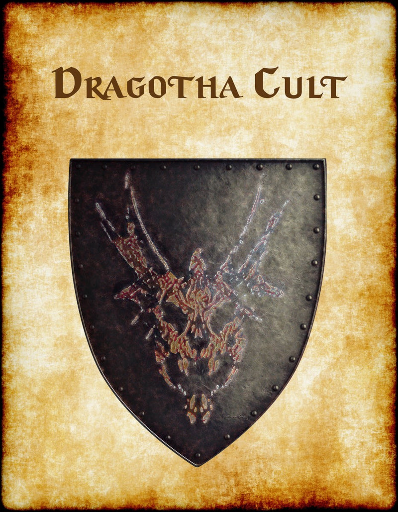 Dragotha Cult Aged Heraldry of Greyhawk Anna Meyer Cartography Canvas Art Print