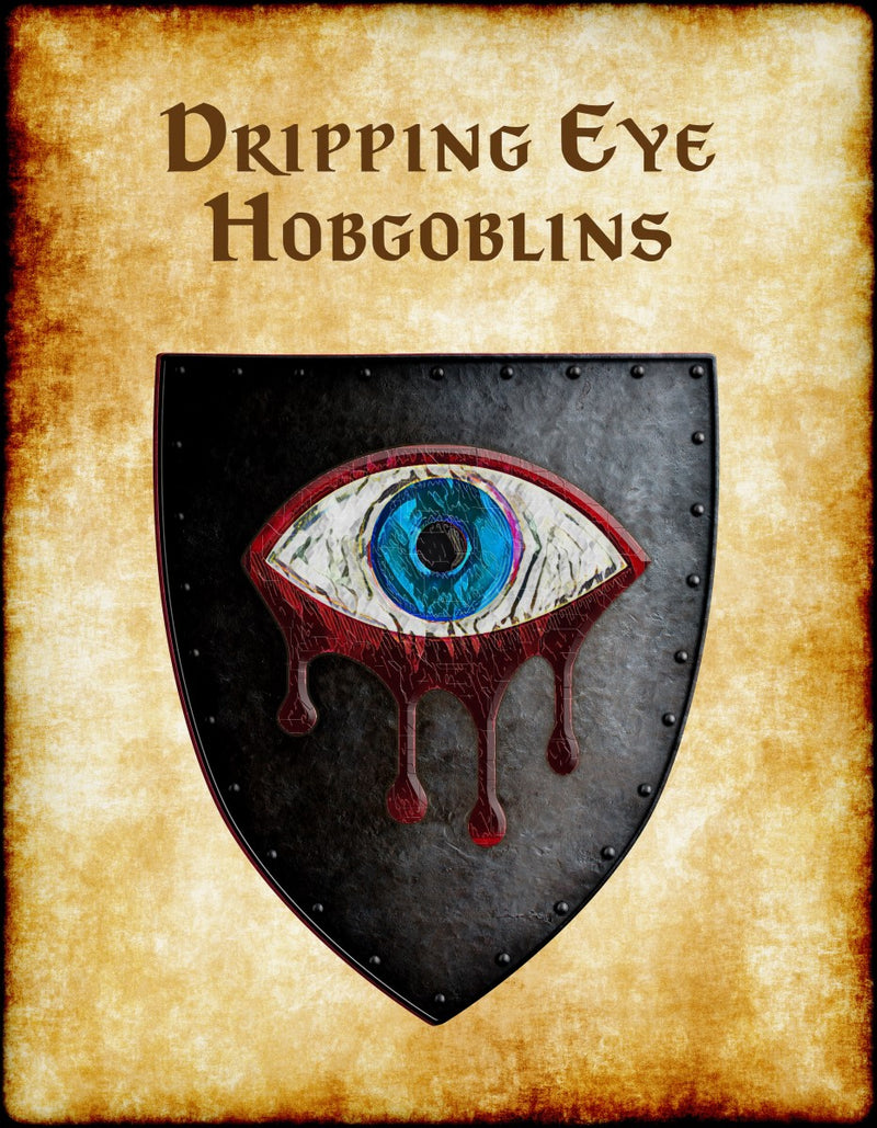 Dripping Eye Hobgoblins Heraldry of Greyhawk Anna Meyer Cartography Canvas Art Print