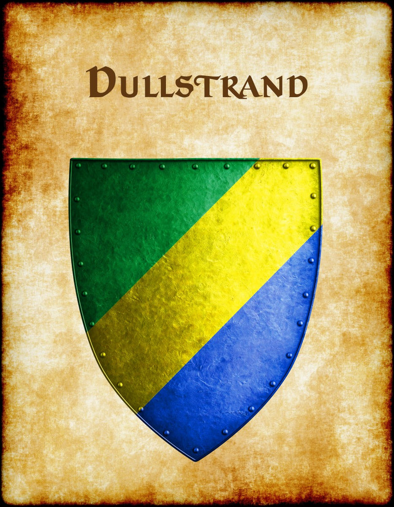 Dullstrand Heraldry of Greyhawk Anna Meyer Cartography Canvas Art Print