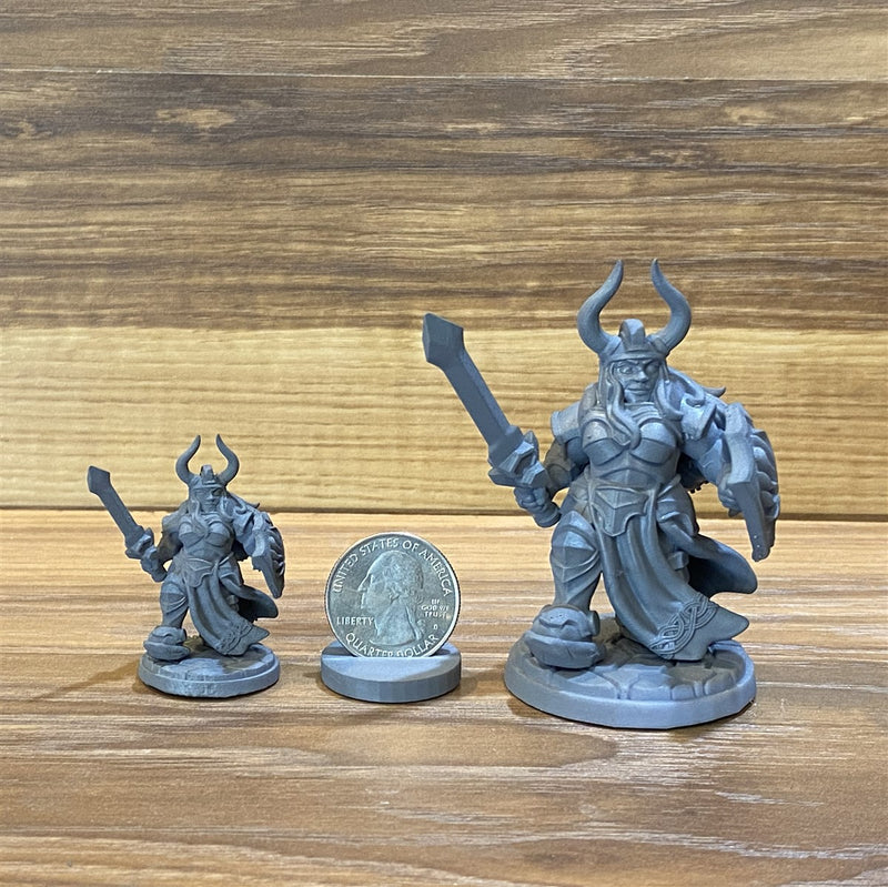 Dwana The Queen 3D Printed Miniature Legends of Calindria Primed