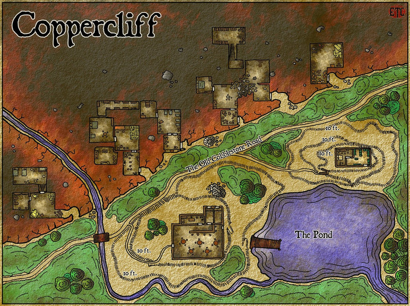 Coppercliff Fantasy Map