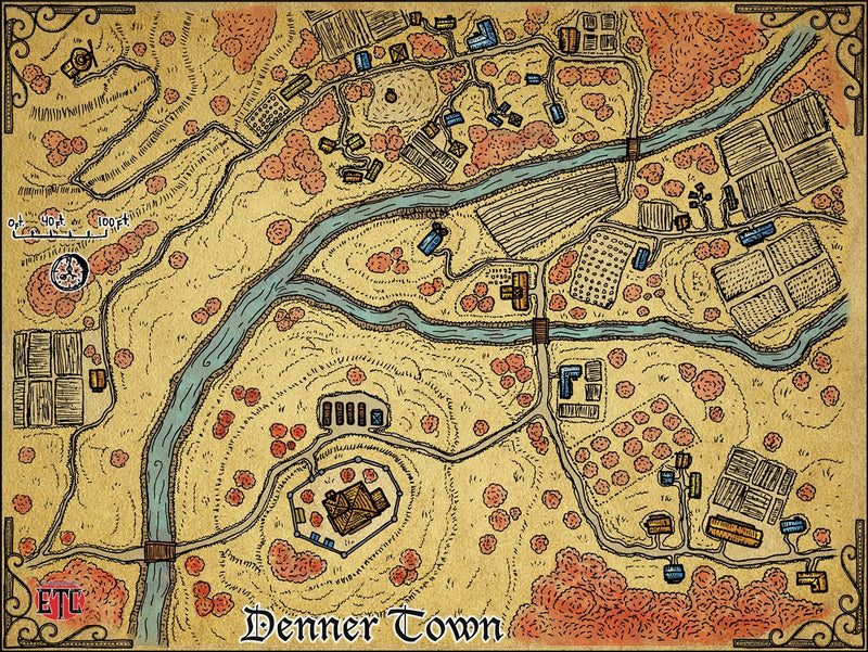 Denner Fantasy Map
