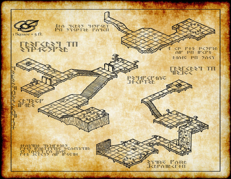 Fungi Circles Fantasy Map