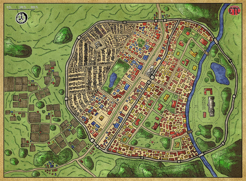 Moonspear Fantasy Map