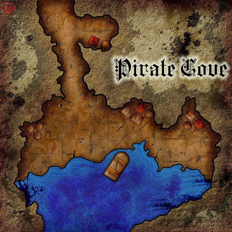 Pirate Cove Fantasy Map