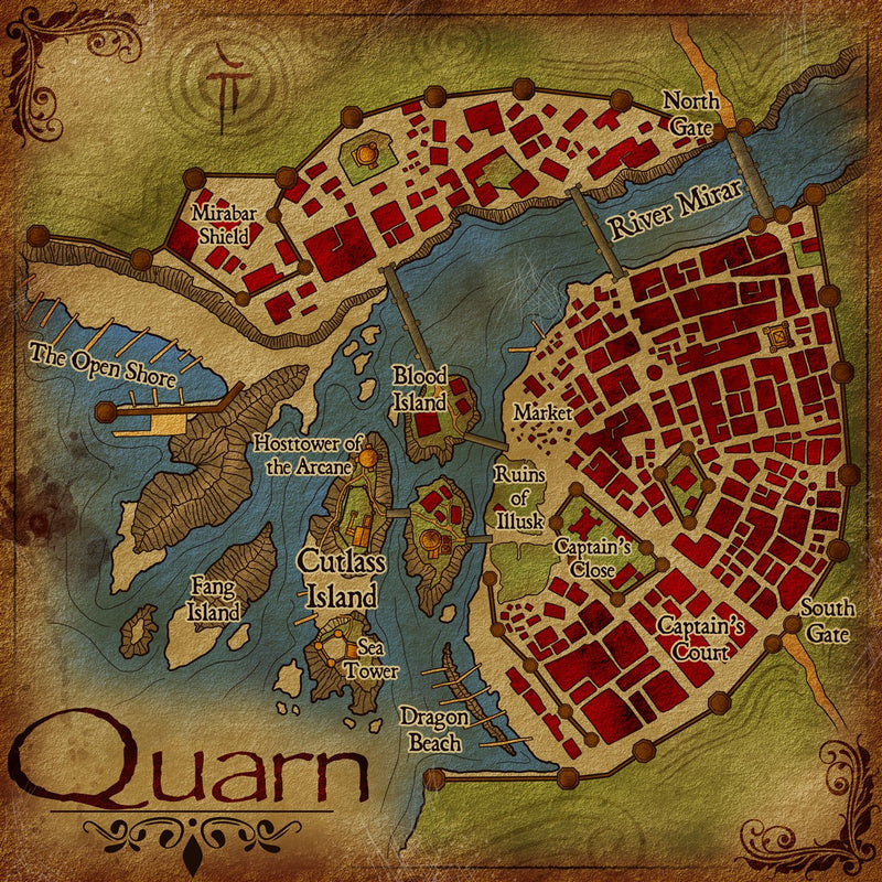 Quarn Fantasy Map