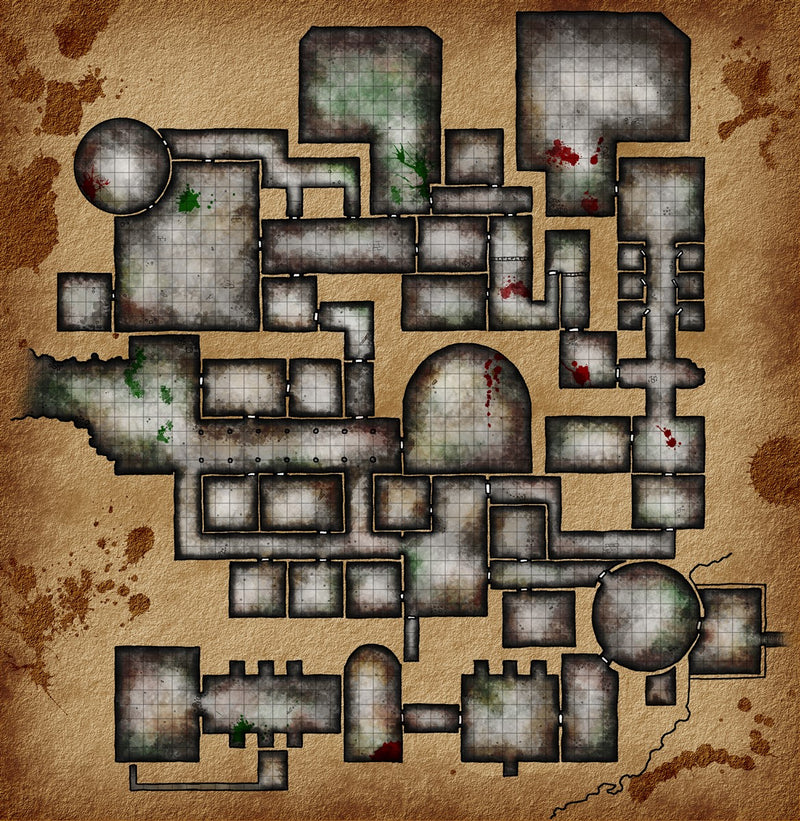 Sunless Citadel Fantasy Map