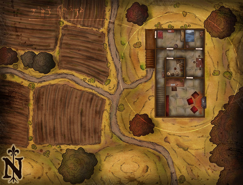 The Farmer’s Mystery Fantasy Map
