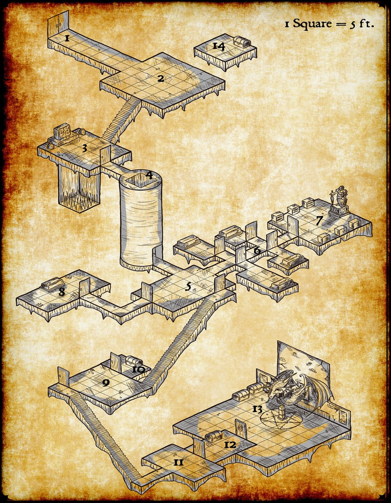 The Lost Orb Fantasy Map