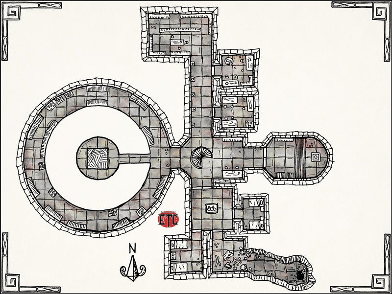 Timelesss Library Fantasy Map