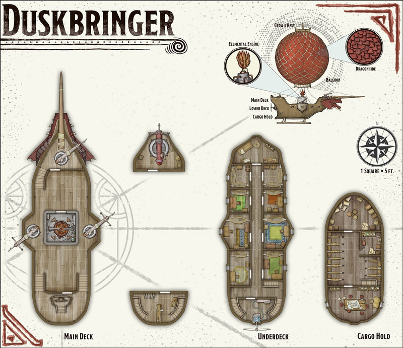 Duskbringer Fantasy Map
