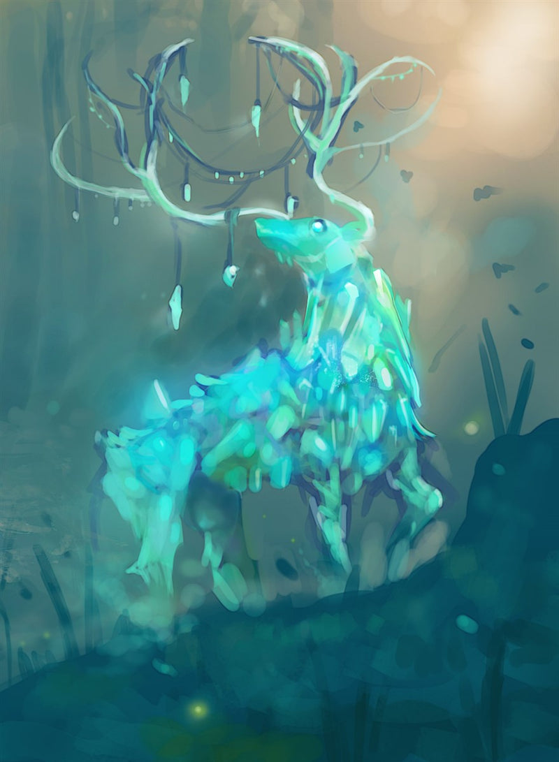 Crystalline Stag Sketch