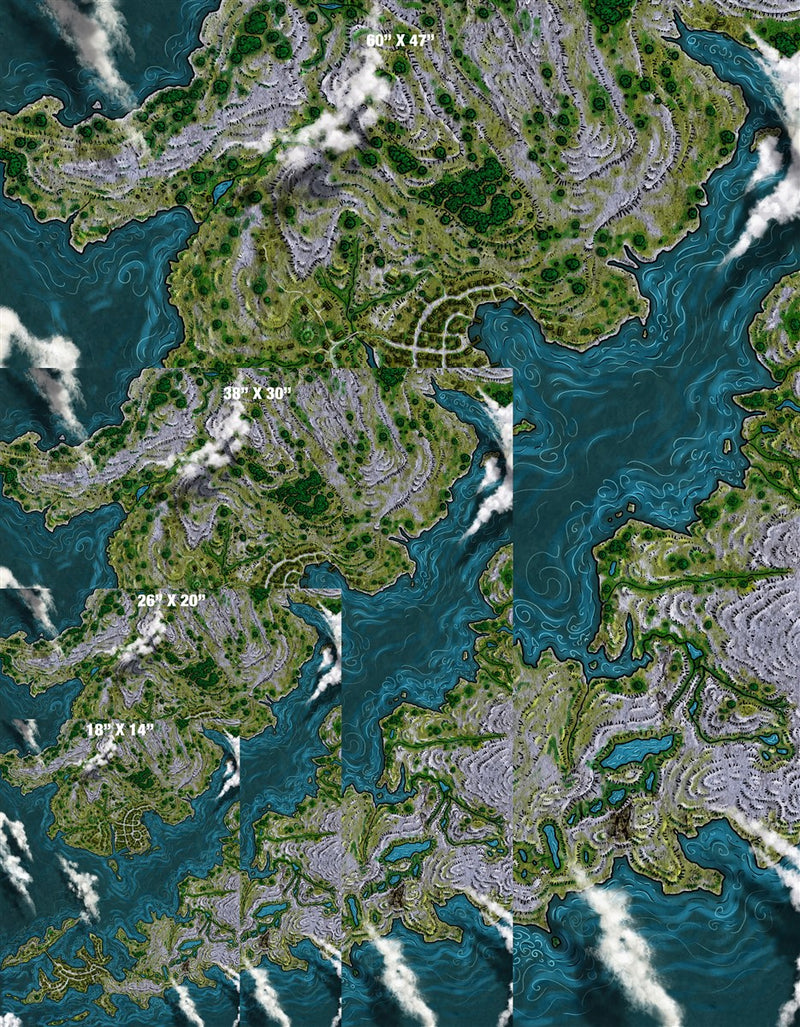 Edgepond City Fantasy Map