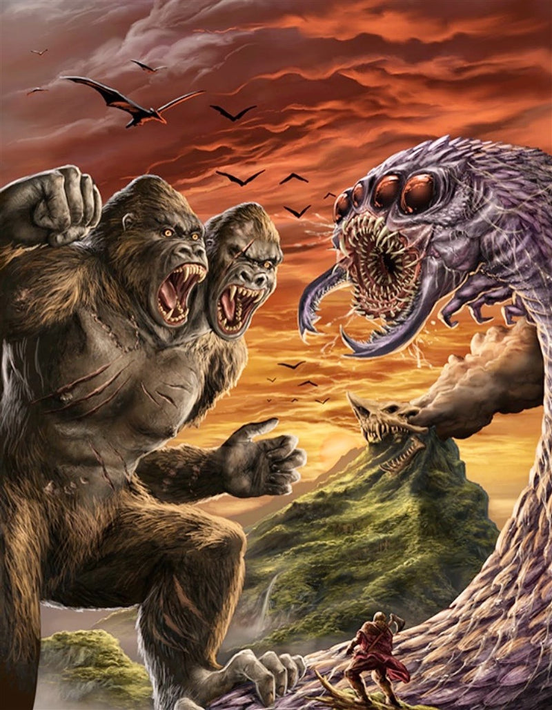 Escape from Skullcano Island Cover Art Gallery Canvas Art Print