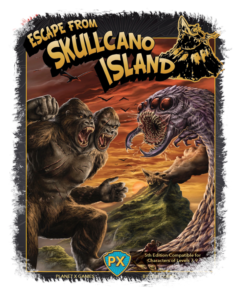 Escape from Skullcano Island Cover Art Coffee Mug 11oz/15oz