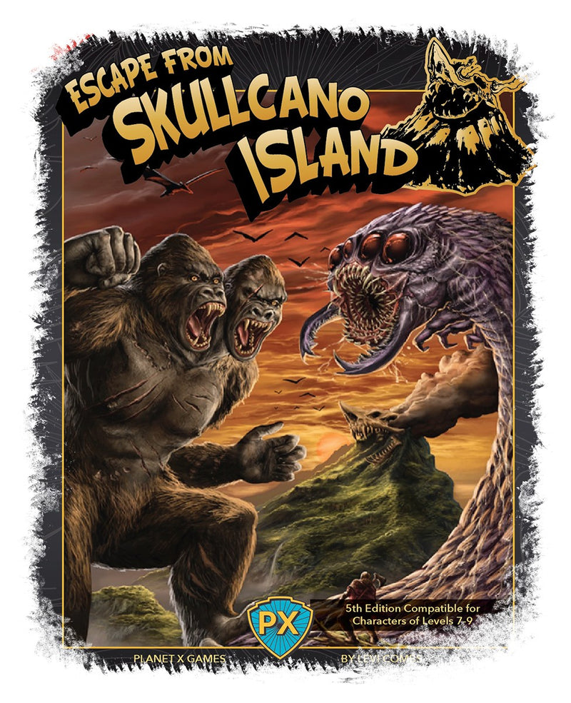 Escape from Skullcano Island Cotton T-Shirt
