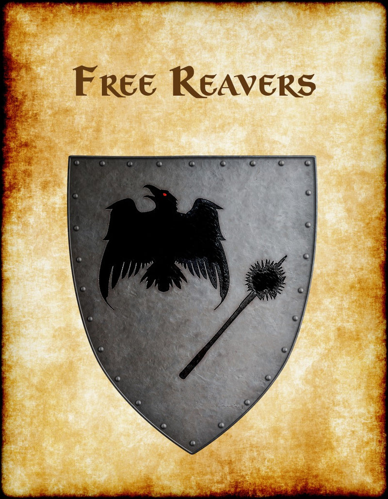 Free Reavers Heraldry of Greyhawk Anna Meyer Cartography Canvas Art Print