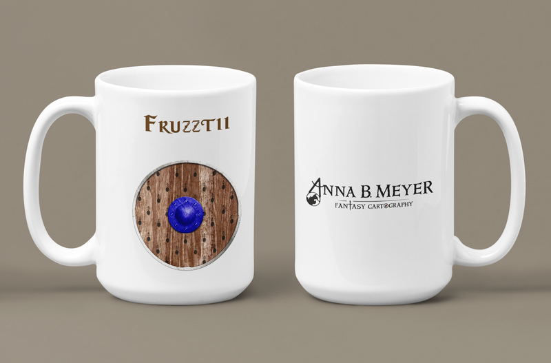Fruzztii Heraldry of Greyhawk Anna Meyer Cartography Coffee Mug 11oz/15oz