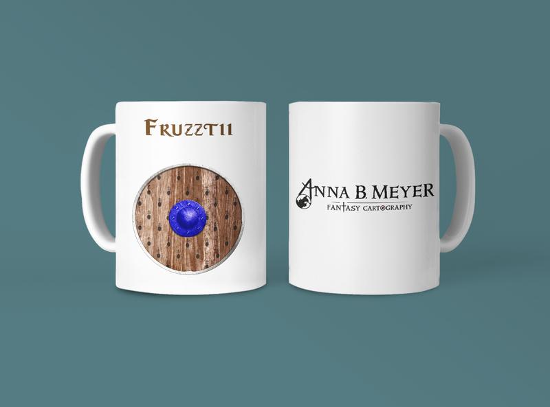 Fruzztii Heraldry of Greyhawk Anna Meyer Cartography Coffee Mug 11oz/15oz