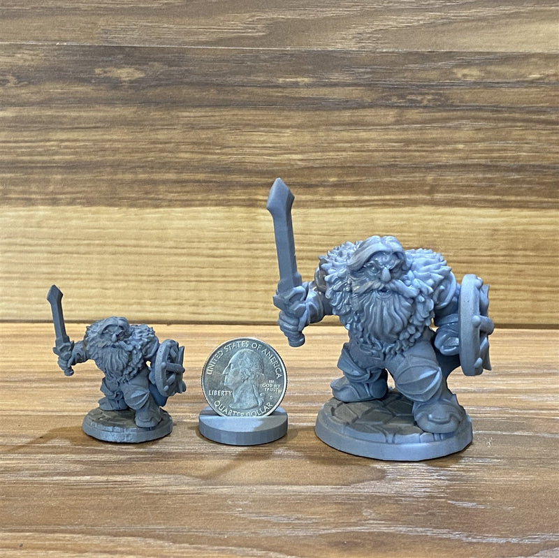 Gimric Argazak 3D Printed Miniature Legends of Calindria Primed