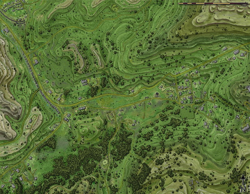Grassy Spur Fantasy Map