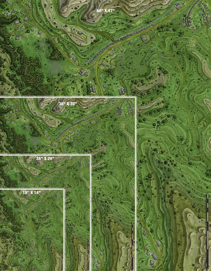 Grassy Spur Fantasy Map