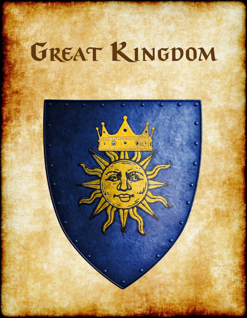 Great Kingdom Heraldry of Greyhawk Anna Meyer Cartography Canvas Art Print