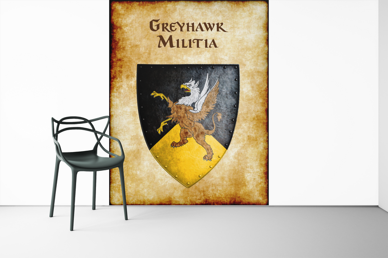 Greyhawk Militia Heraldry of Greyhawk Anna Meyer Cartography Canvas Art Print