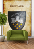 Greyhawk no rivets Heraldry of Greyhawk Anna Meyer Cartography Canvas Art Print